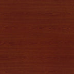 Mahogany / Cherry / Mocha 5-Shelf Bookcase with 2 Doors and Adjustable Shelves, Single
