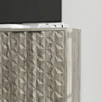 Modern Style Buffet Cabinet,Sideboard Buffet Cabinet With Storage,Storage Cabinet with 4 Diamond-shaped relief Doors