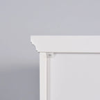 White Slim 2-Door Freestanding Storage Cabinet, 67"H