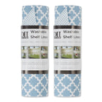 Multi-Pattern Non-Slip Shelf Liner Set of 2, 13 Color Options