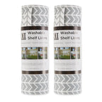 Multi-Pattern Non-Slip Shelf Liner Set of 2, 13 Color Options