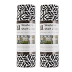 Multi-Pattern Non-Slip Shelf Liner Set of 2, 13 Color Options