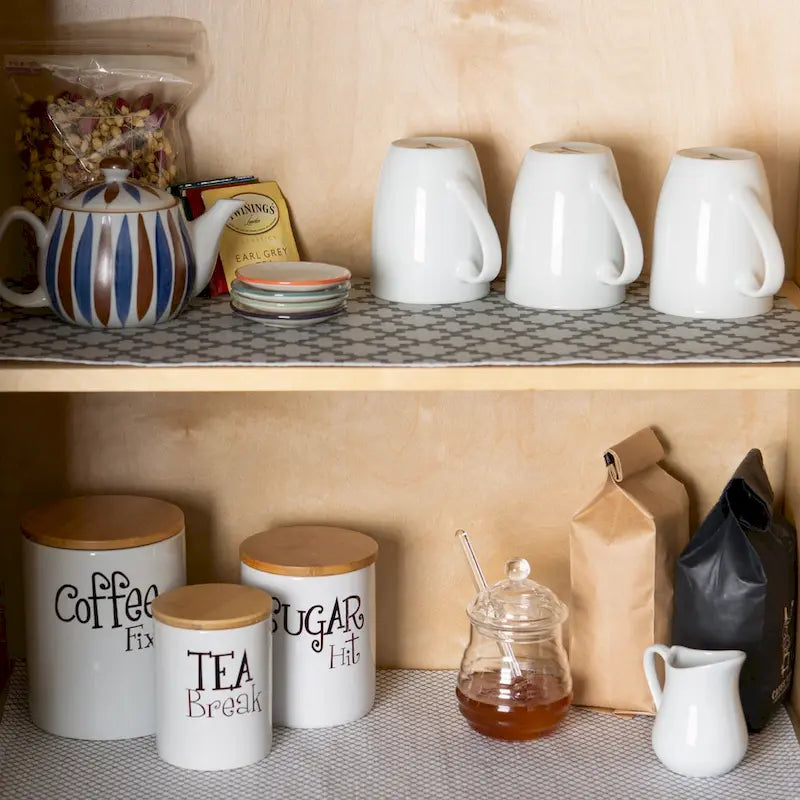 Multi-Pattern Non-Slip Shelf Liner Set of 2, 13 Color Options