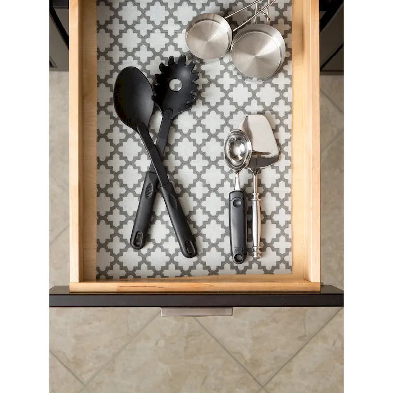 Multi-Pattern Non-Slip Shelf Liner Set of 2, 13 Color Options