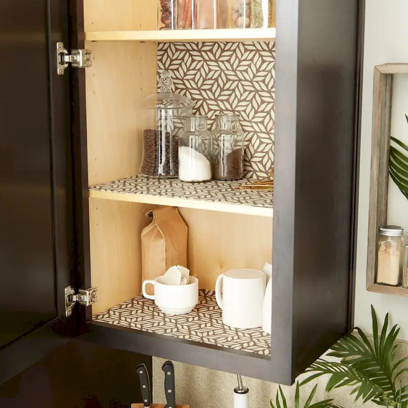 Multi-Pattern Non-Slip Shelf Liner Set of 2, 13 Color Options
