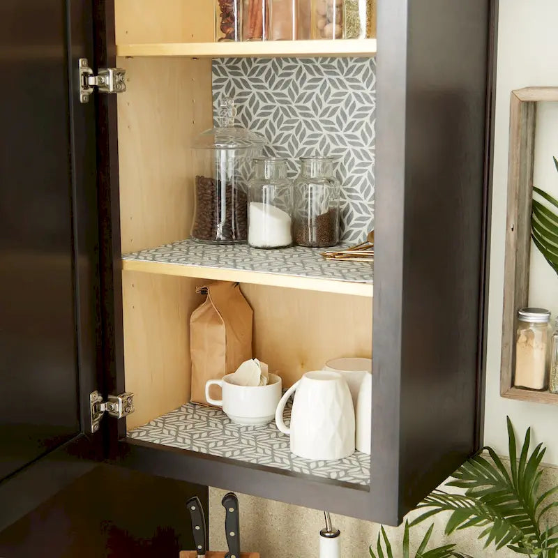 Multi-Pattern Non-Slip Shelf Liner Set of 2, 13 Color Options