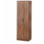 Black/White/Walnut 2-Door Farmhouse Pantry Cabinet, 71"H