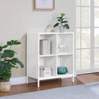 Ozark Ash/White/River Oak 4-Cube Storage Bookcase