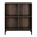Ozark Ash/White/River Oak 4-Cube Storage Bookcase