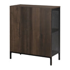 Ozark Ash/White/River Oak 4-Cube Storage Bookcase