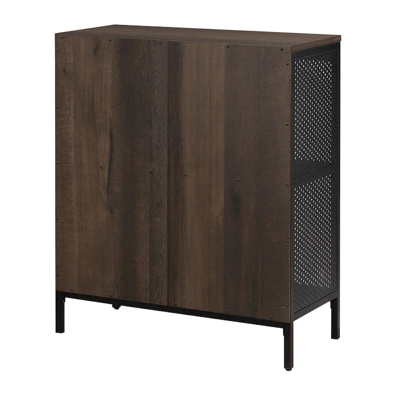 Ozark Ash/White/River Oak 4-Cube Storage Bookcase