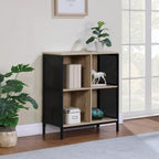 Ozark Ash/White/River Oak 4-Cube Storage Bookcase