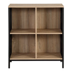 Ozark Ash/White/River Oak 4-Cube Storage Bookcase