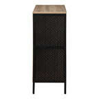 Ozark Ash/White/River Oak 4-Cube Storage Bookcase