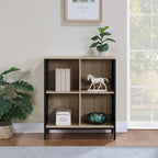Ozark Ash/White/River Oak 4-Cube Storage Bookcase