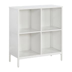 Ozark Ash/White/River Oak 4-Cube Storage Bookcase