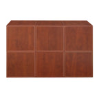 Cherry 6-Cube Modular Storage Set