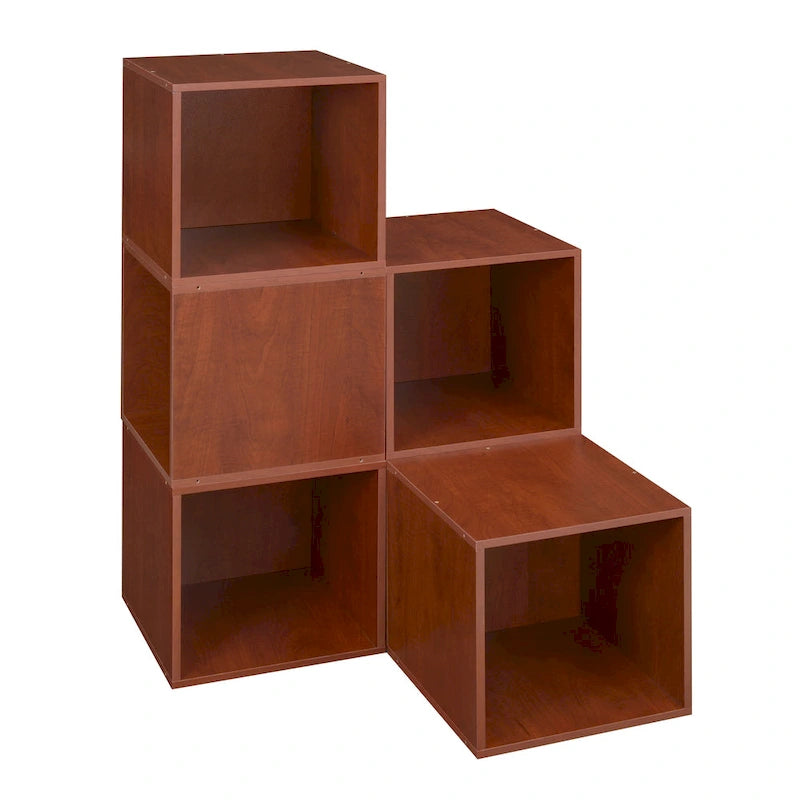 Cherry 6-Cube Modular Storage Set
