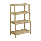 Blonde/Chestnut/Espresso/Graphite/Merlot/White 4-Tier Stepback Bookcase