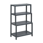Blonde/Chestnut/Espresso/Graphite/Merlot/White 4-Tier Stepback Bookcase