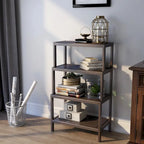 Blonde/Chestnut/Espresso/Graphite/Merlot/White 4-Tier Stepback Bookcase