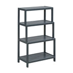 Blonde/Chestnut/Espresso/Graphite/Merlot/White 4-Tier Stepback Bookcase