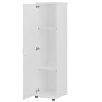 White / Platinum Gray / Storm Gray 3-Piece Modular Storage Set with Floor and Wall Cabinets