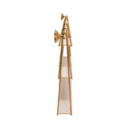 39 White and Gold 3-Tier Decorative Hanging Wall Shelf