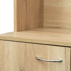 70.87 Tall Wardrobe& Kitchen Cabinet, with 6-Doors, 1-Open Shelves and 1-Drawer for bedroom