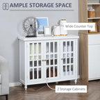 69 Tall Storage Cabinet with Movable Storage Shelves, Modern Style Pantry Cupboard Cabinet with Soft Close Doors, Coffee