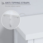 69 Tall Storage Cabinet with Movable Storage Shelves, Modern Style Pantry Cupboard Cabinet with Soft Close Doors, Coffee