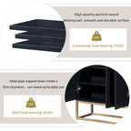 Modern Sideboard Buffet Cabinet with Large Storage Space - N/A