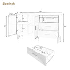 Modern Sideboard MDF Buffet Cabinet