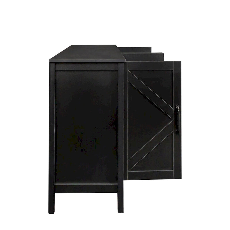 Storage Sideboard Cabinet with 4 Doors and 4 Shelgves