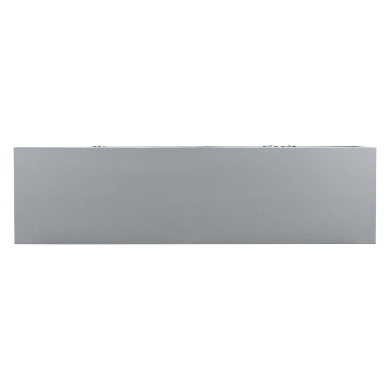 Black / Silver Geometric Pattern Sideboard with Adjustable Shelves, Single, Freestanding