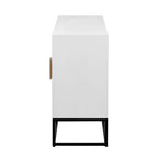 Light Luxury Designed Cabinet with Unique Support Legs and Adjustable Shelves, Suitable for Living Rooms, Corridors