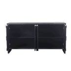 Accent Cabinet Farmhouse Style 4 Door Wooden Cabinet