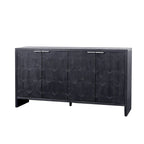 Accent Cabinet Farmhouse Style 4 Door Wooden Cabinet