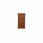 Brown 3-Drawer Reclaimed Pine File Cabinet, 23"W