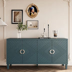 Functional 4 Door Storage Cabinet