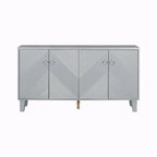 Light Luxury Cabinet with Geometric Patterns