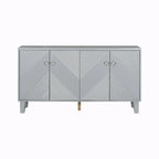 Light Luxury Cabinet with Geometric Patterns