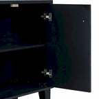 Light Luxury Cabinet with Geometric Patterns
