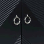 Light Luxury Cabinet with Geometric Patterns