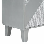 Light Luxury Cabinet with Geometric Patterns