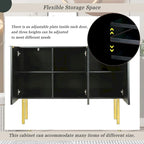 47 Modern Simple Luxury Style with Adjustable Shelves Buffet/Sideboard