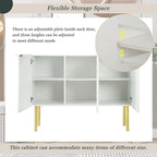 47 Modern Simple Luxury Style with Adjustable Shelves Buffet/Sideboard