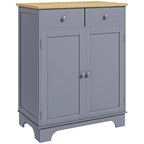 Sideboard Buffet Cabinet, Double Door Kitchen Cabinet, Coffee Bar Storage with 2 Drawers, Adjustable Shelf