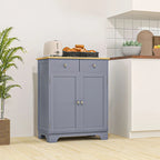 Sideboard Buffet Cabinet, Double Door Kitchen Cabinet, Coffee Bar Storage with 2 Drawers, Adjustable Shelf