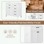 Bathroom Cabinet with Drawers and Sink Combo
